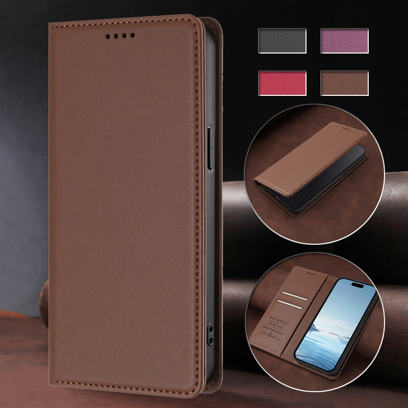 Luxury Bags Kl - Diebstahlsichere Luxus-Brieftaschen-Flip-Handyhülle für Samsung Galaxy A12