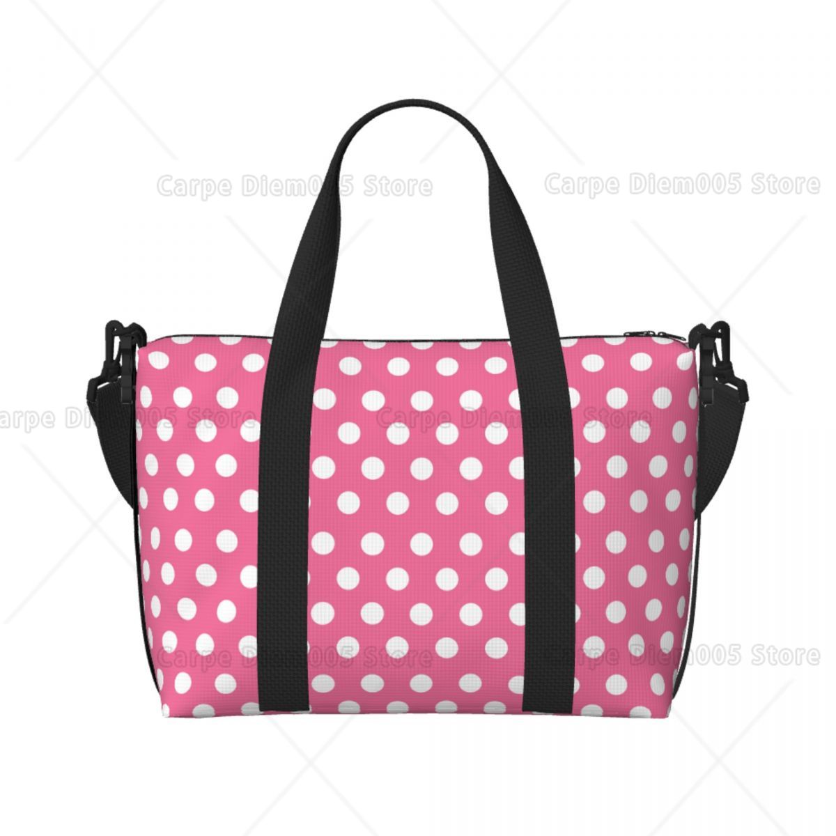 Rosa gepunktete Tragetasche, g – Luxury Bags Luggage Bewertung und Preis