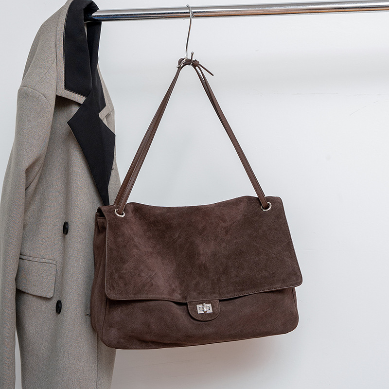 Echte Wildleder-Schultertasche – Luxury Bags Goyard Bewertung und Preis